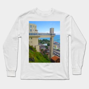 Lacerda Elevator in Salvador de Bahia Long Sleeve T-Shirt